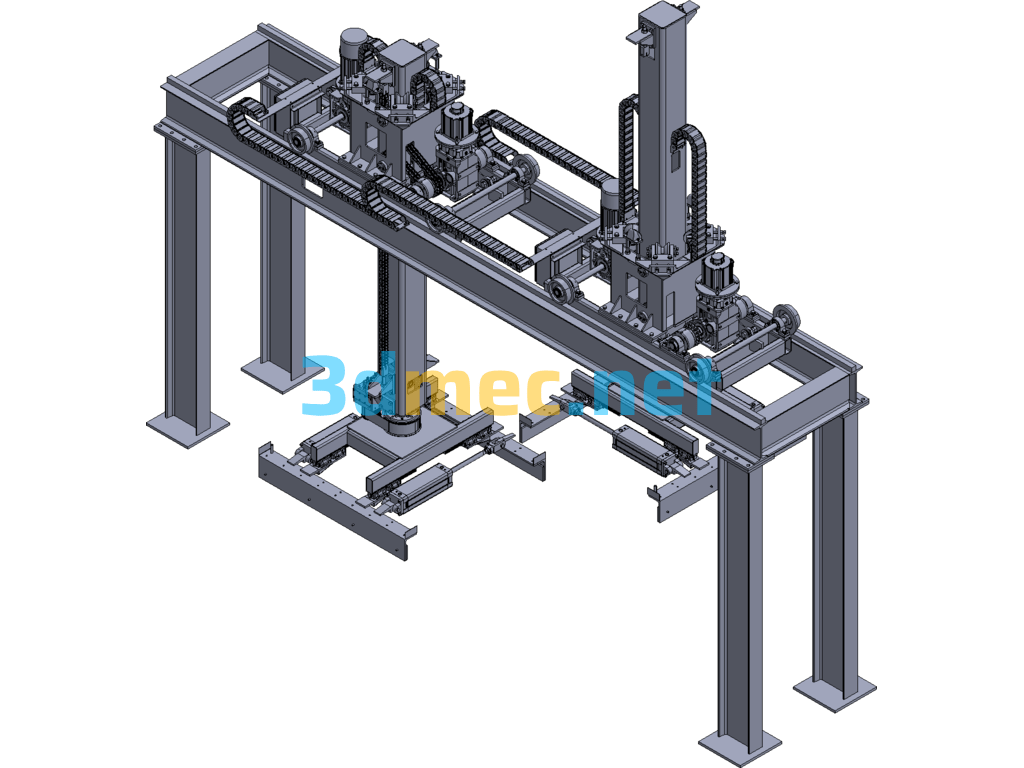 Automatic Manipulator - 3D Model Exported Free Download