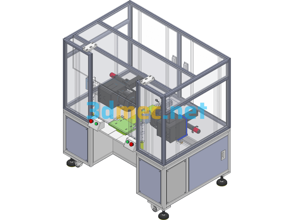 Laser Machine - 3D Model SolidWorks Free Download