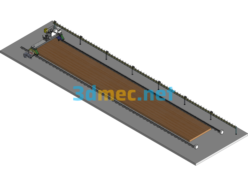 Robotic Automated Spraying System - 3D Model SolidWorks Free Download