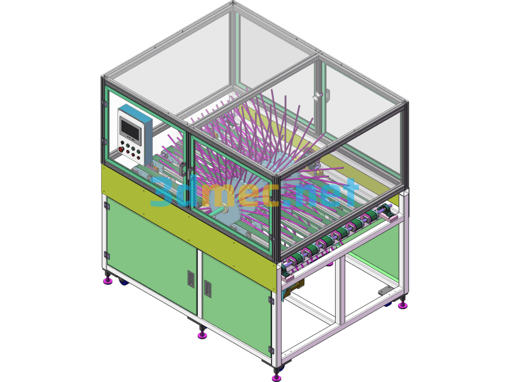 Sun Type Flip Machine - 3D Model SolidWorks Free Download