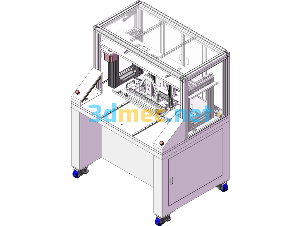 Night Cursor Automatic Cutting Equipment - 3D Model SolidWorks Free Download