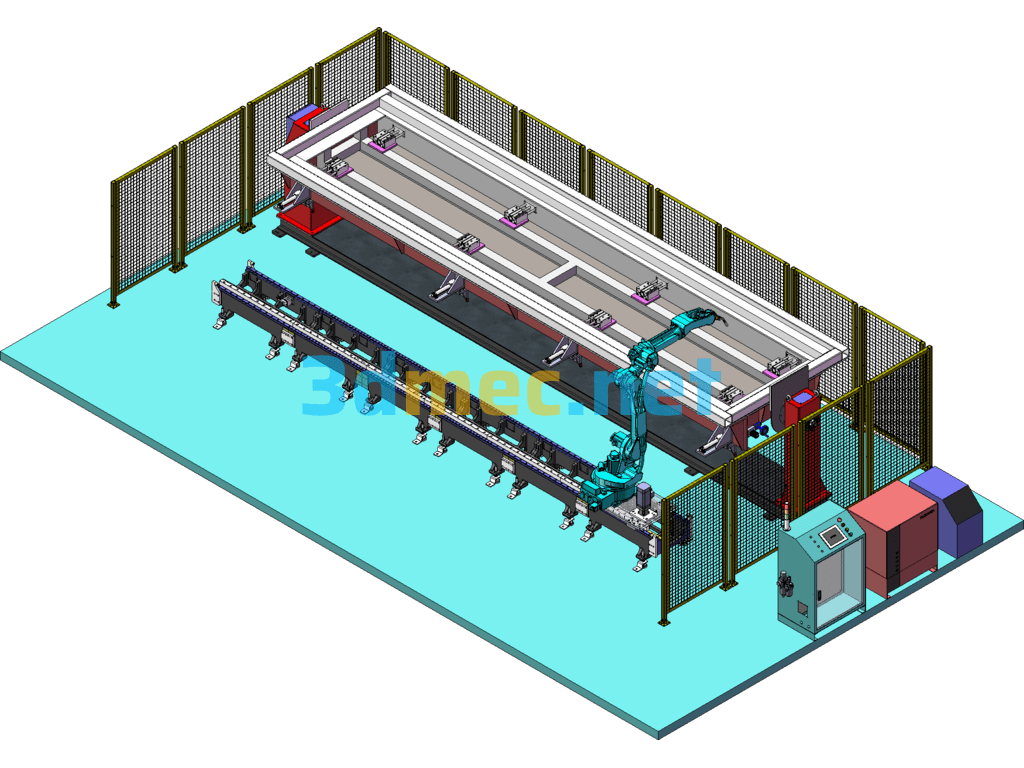 Robot Welding Solution - 3D Model SolidWorks Free Download