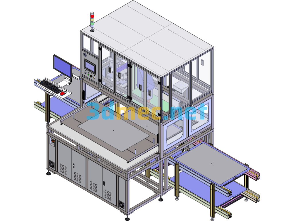 TV Polarizer Equipment - 3D Model SolidWorks Free Download