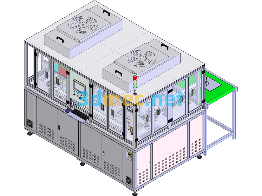 PCB Automatic Folding Machine - 3D Model SolidWorks Free Download