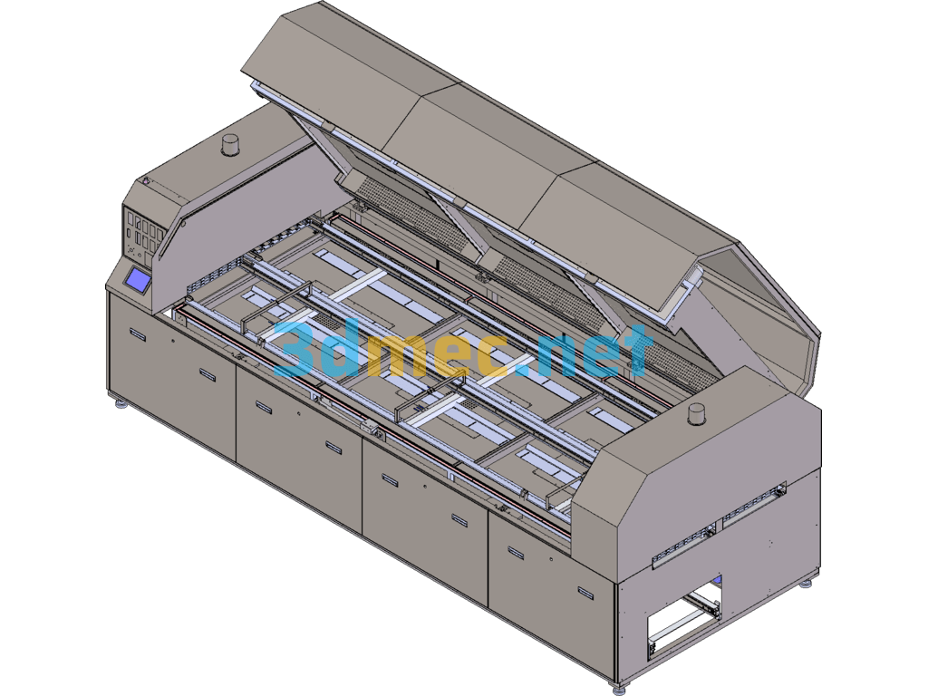 Tunnel Furnace - 3D Model SolidWorks Free Download