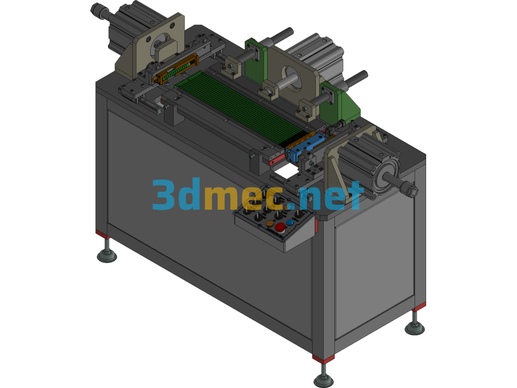 Automobile Radiator Assembly Machine Condenser Assembly Machine - 3D Model Exported Free Download