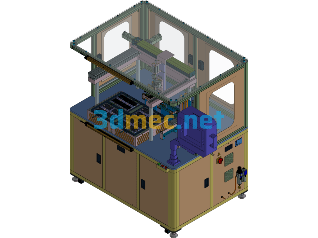 Automatic Film Arrangement Machine - 3D Model Exported Free Download