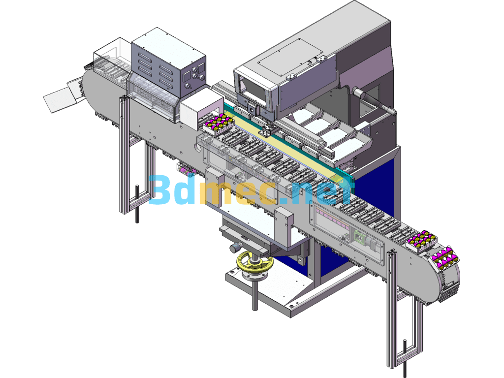 Six-Color Toy Egg Printing Machine - 3D Model SolidWorks Free Download