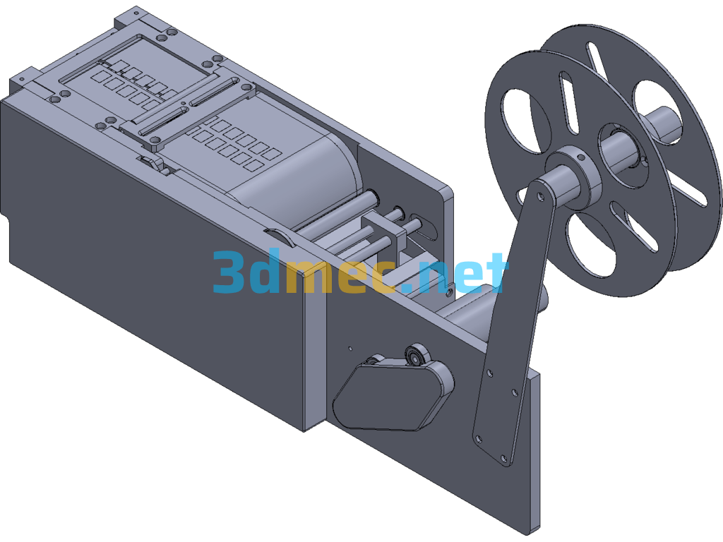 Label Feeder - 3D Model Exported Free Download