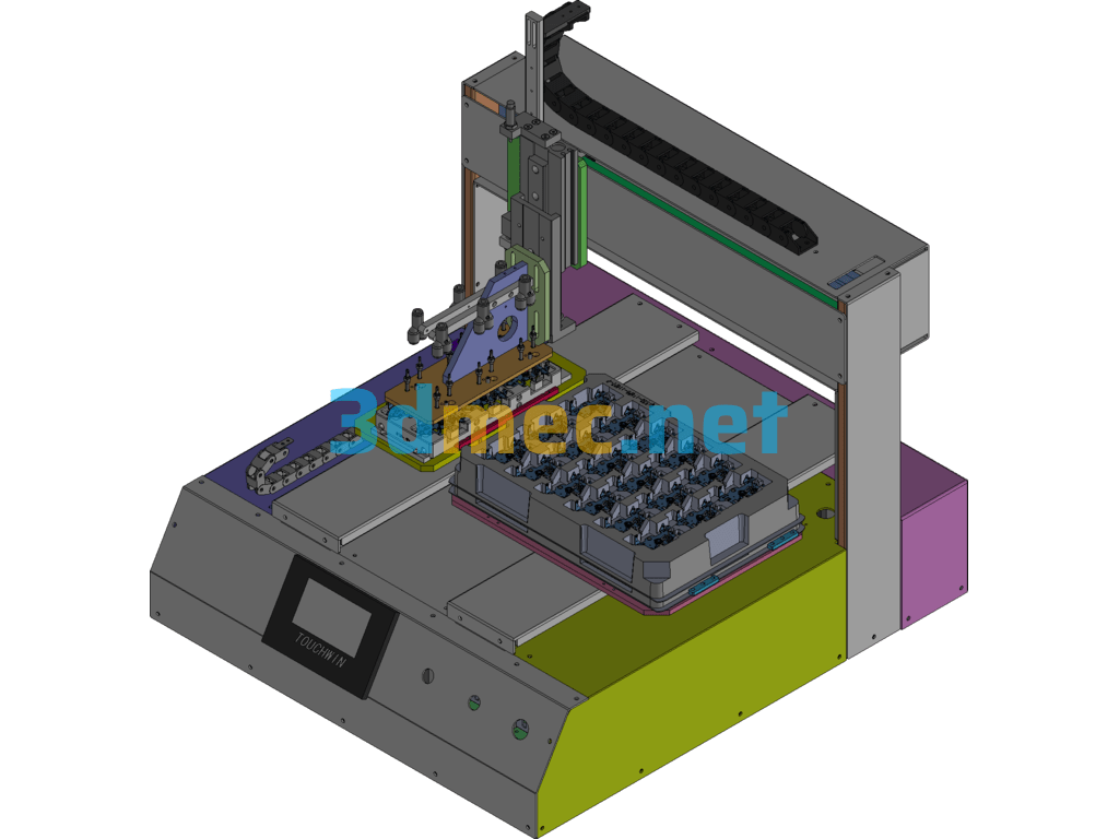 Substrate Suction And Placement Machine - 3D Model Exported Free Download