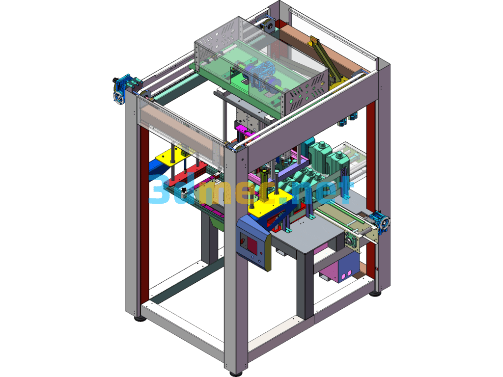 Laundry Detergent Packing Machine - 3D Model SolidWorks Free Download