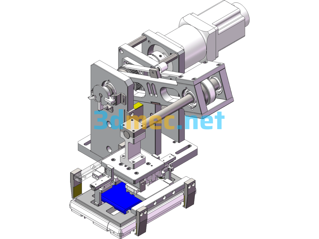 Transplanting Robot With Automatic Angle Compensation - 3D Model SolidWorks Free Download