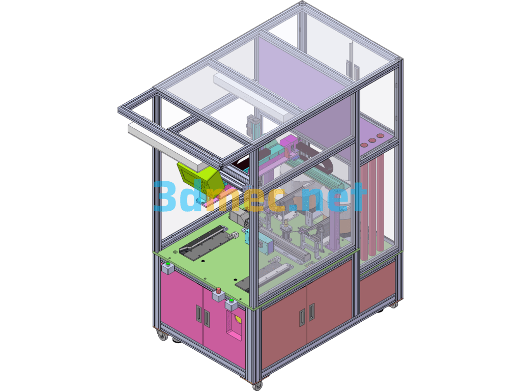 Pipeline Assembly Equipment 3D Drawings + STEP Format - 3D Model Exported Free Download