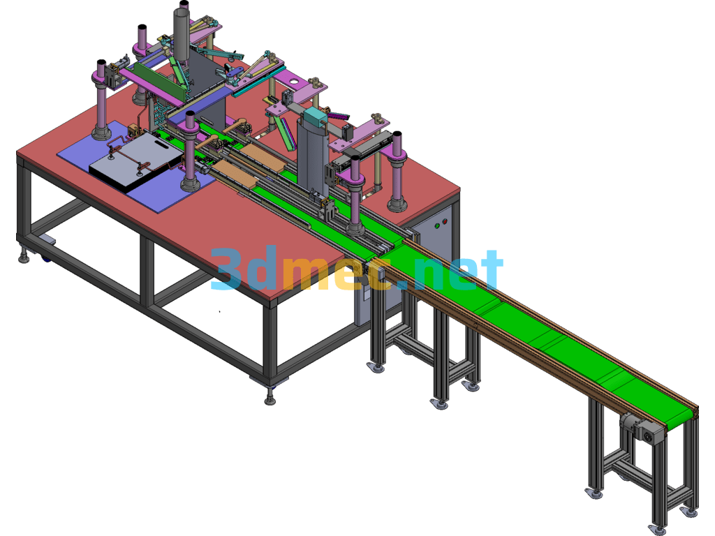 Automatic Needle Bag Opening And Sealing Packaging Machine (With Operating Instructions) - 3D Model Exported Free Download