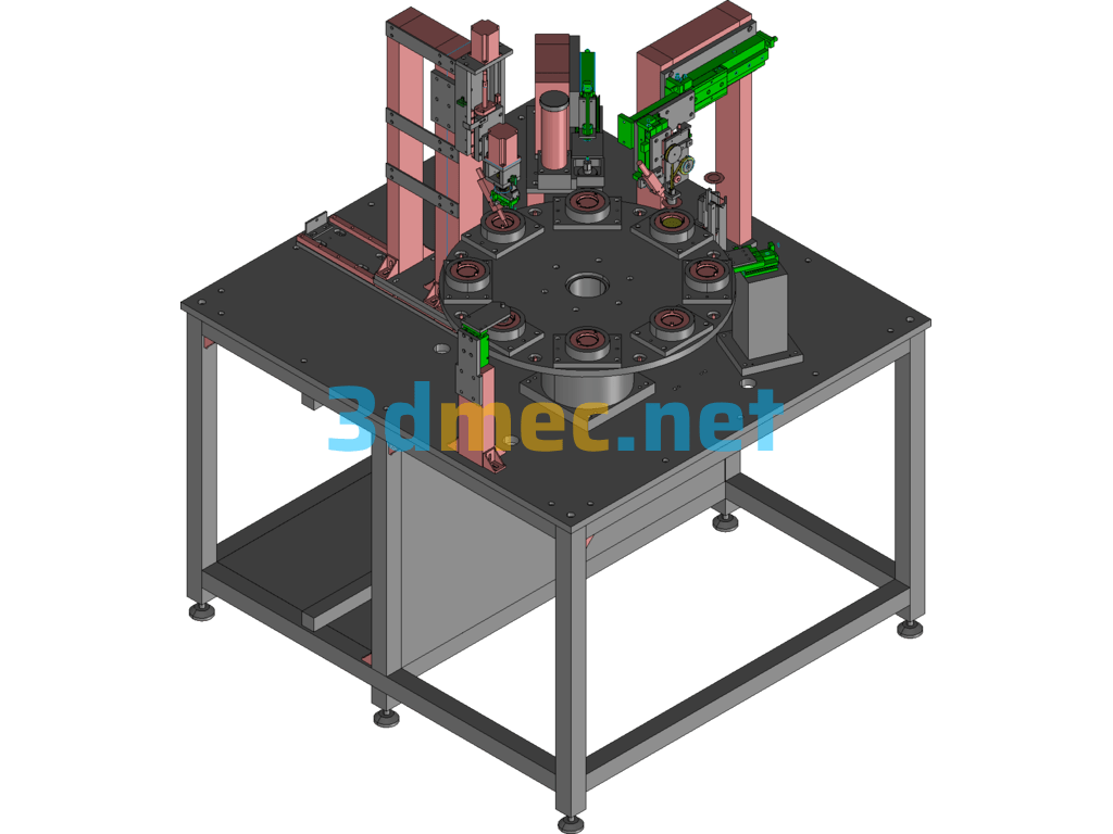 Electronic Product Assembly Machine - 3D Model Exported Free Download