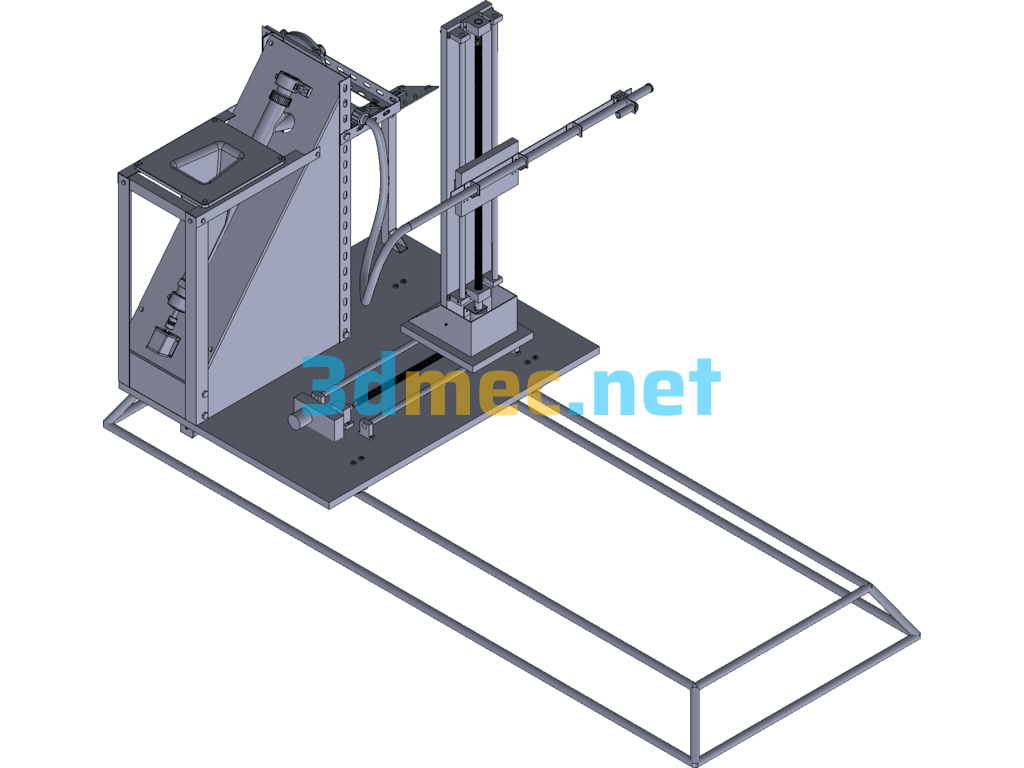 Lime Powder Disinfection Machine - 3D Model UG(NX) Free Download