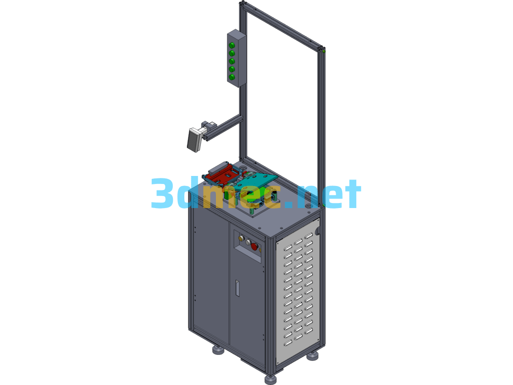 Manual PCB Screw Locking Equipment - 3D Model SolidWorks Free Download