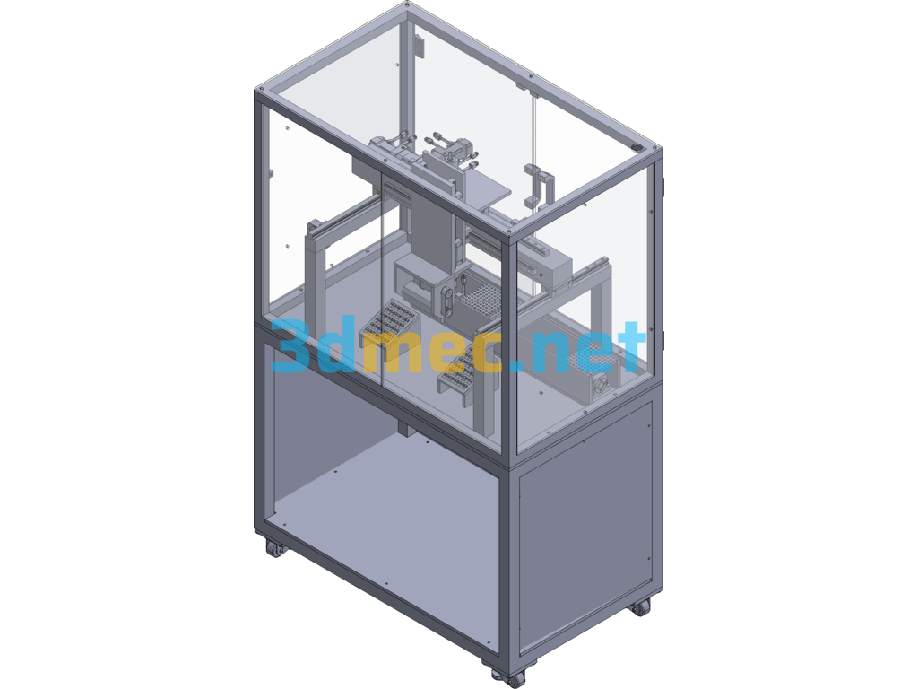 Battery Assembly Equipment - 3D Model Exported Free Download