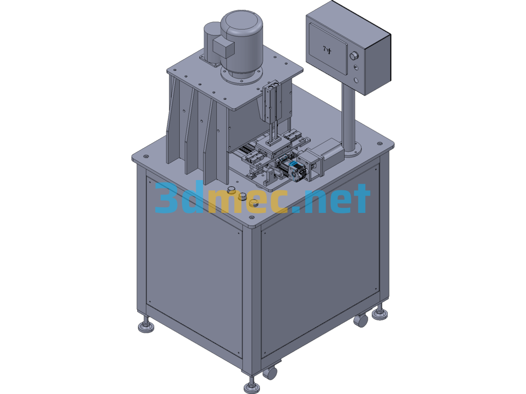 Digital Tube Grinding Machine - 3D Model Exported Free Download