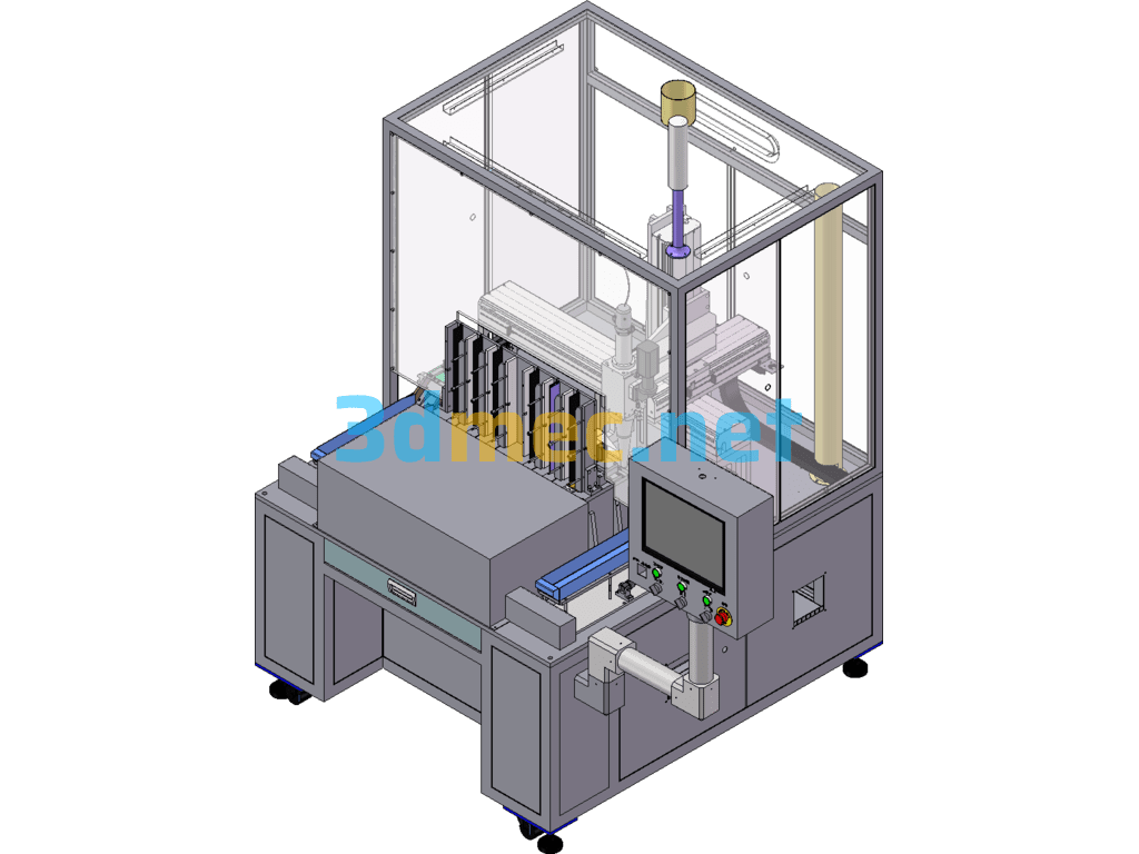 Laser Welding Machine - 3D Model SolidWorks Free Download