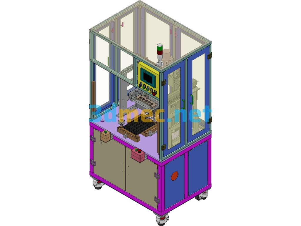 UV Dispensing Irradiation Equipment - 3D Model SolidWorks Free Download