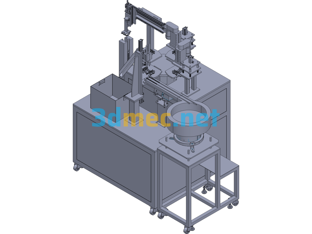 Pipe Clamp Welding Machine Equipment - 3D Model Exported Free Download