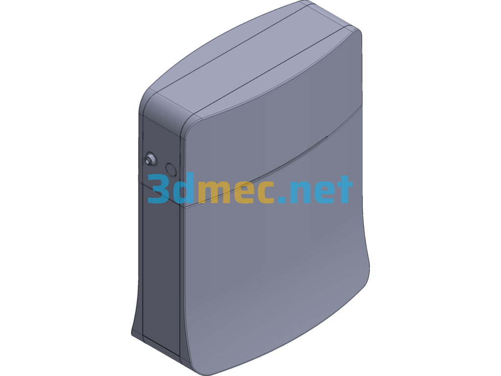 Drawing Of A Mass-Produced Water Purifier - 3D Model Exported Free Download