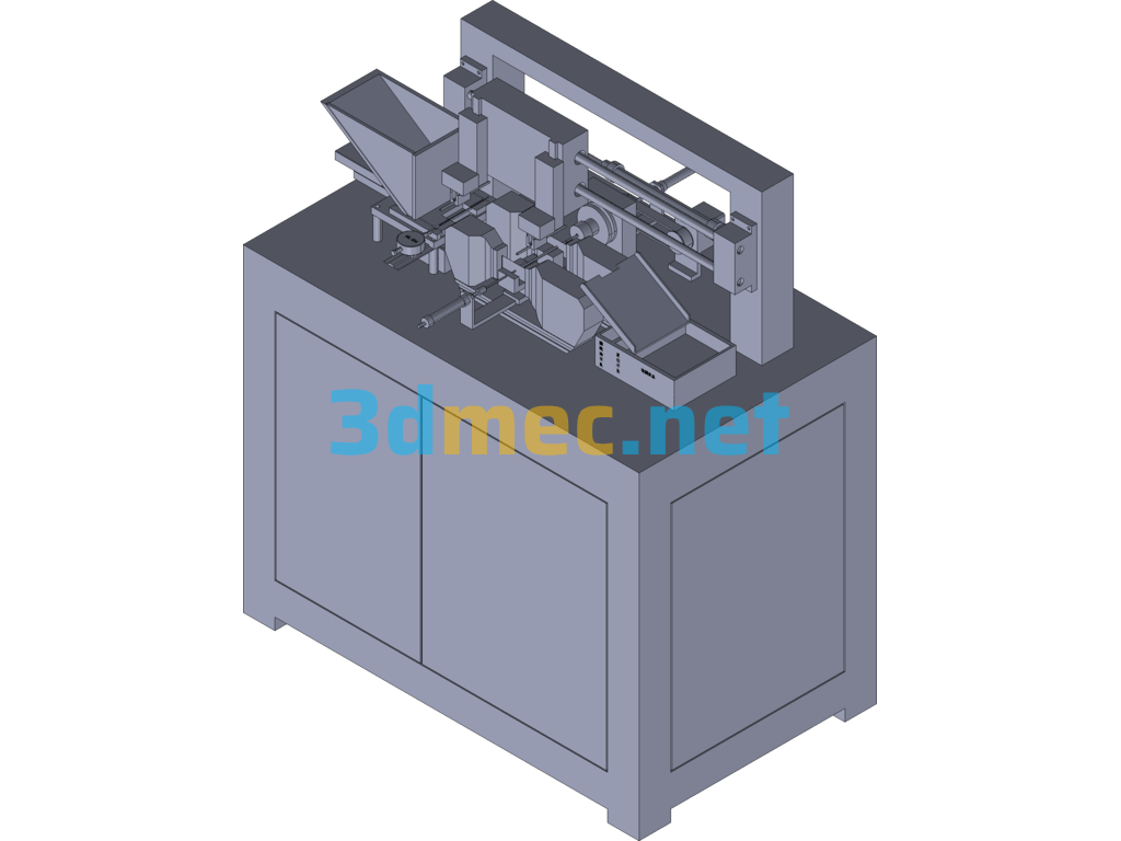 Metal Round Bar Automatic Detection And Sorting Equipment - 3D Model Exported Free Download