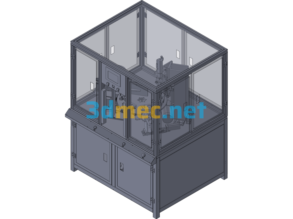 Yarn Storage Device High Efficiency Assembly Machine - 3D Model Exported Free Download