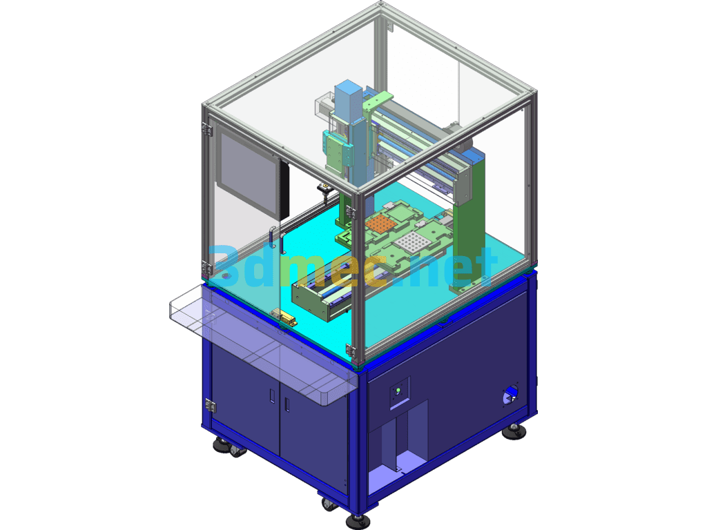 Filter Automatic Inspection Machine - 3D Model SolidWorks Free Download