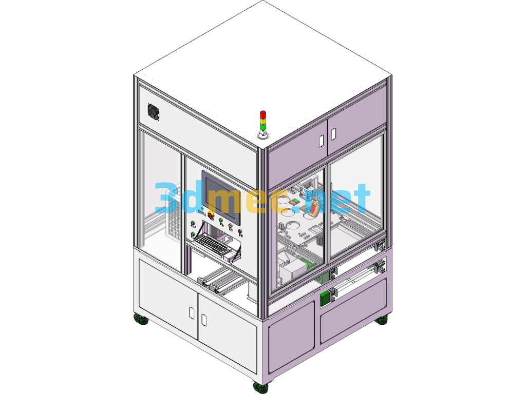 Fully Automatic Camera Assembly Equipment - 3D Model SolidWorks Free Download