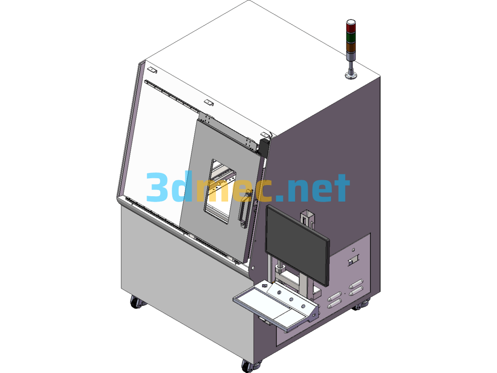 X-Ray Inspection Equipment - 3D Model SolidWorks Free Download