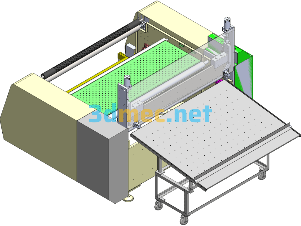 PP Cutting Machine - 3D Model SolidWorks Free Download