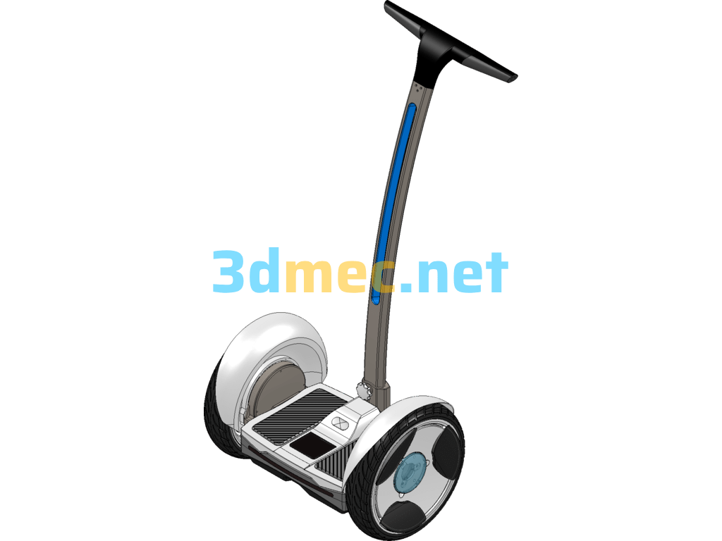 Ninebot Balancing Car - 3D Model SolidWorks Free Download