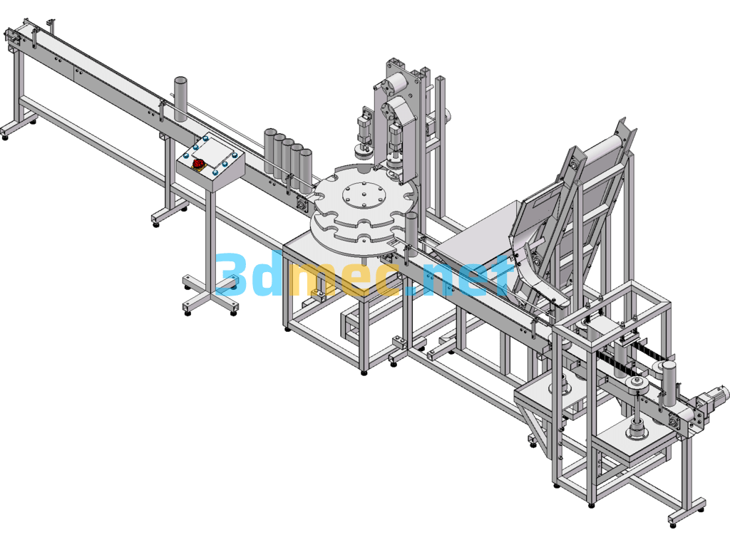 Capping Machine - 3D Model SolidWorks Free Download