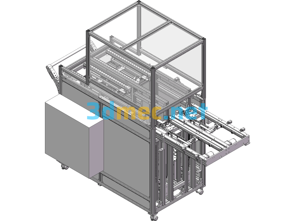 Loading And Splitting Machine - 3D Model SolidWorks Free Download