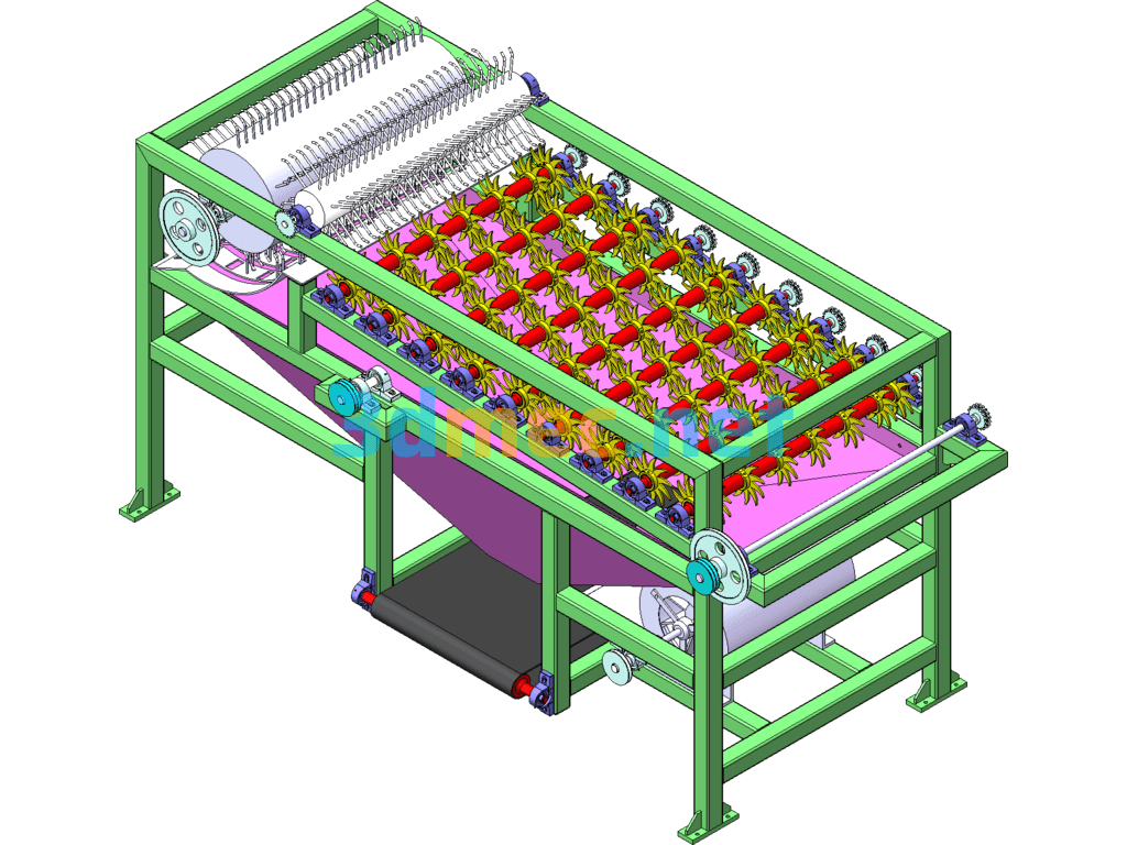 Pepper Sorting Machine - 3D Model SolidWorks Free Download