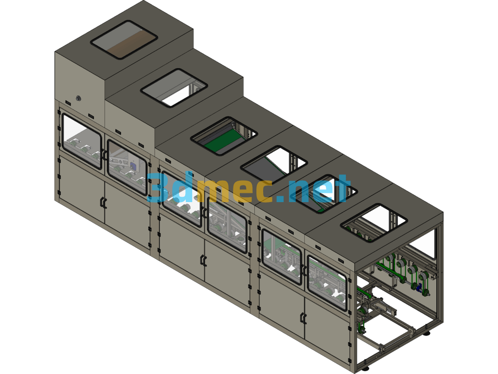 Glue Machine 3D Digital Model - 3D Model Exported Free Download