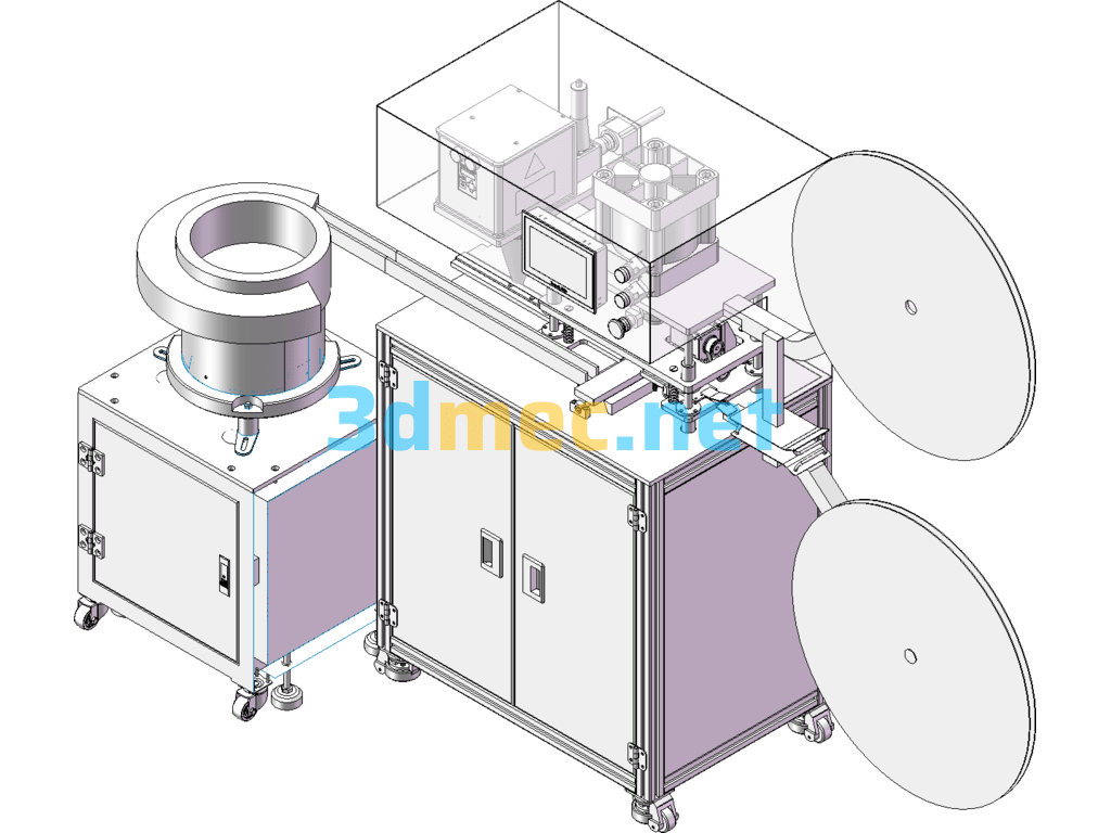 Strip Terminal Riveting Laser Equipment - 3D Model SolidWorks Free Download