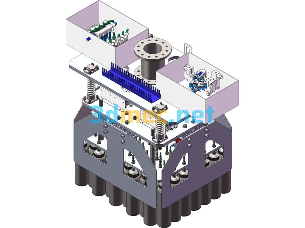 Robotic Packing Fixture - 3D Model SolidWorks Free Download