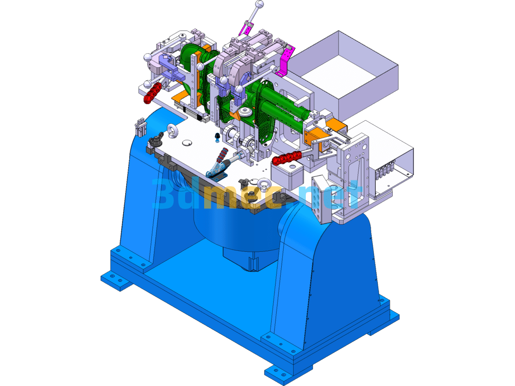 Robot Positioner Welding Fixture - 3D Model SolidWorks Free Download