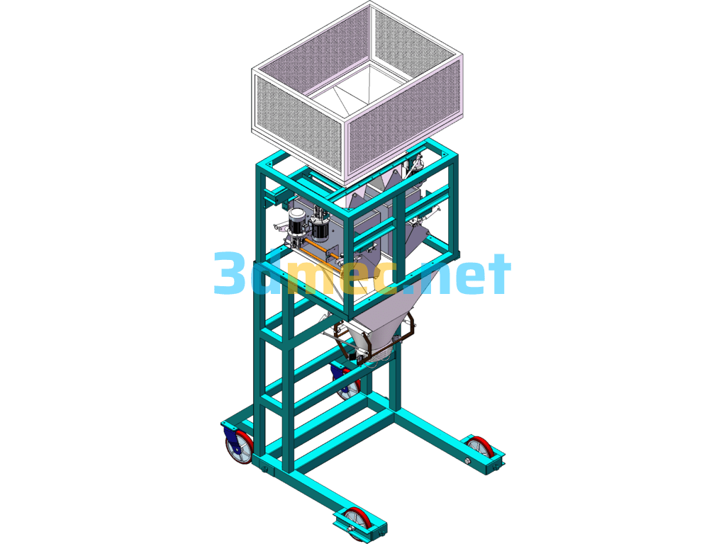 New Electric Packaging Machine - 3D Model SolidWorks Free Download