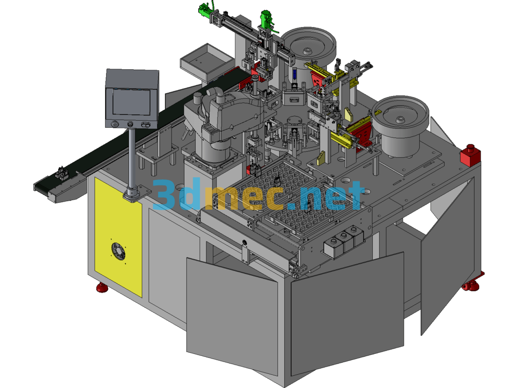 Various Charger Assembly Machines - 3D Model AutoCAD-ZWCAD Free Download