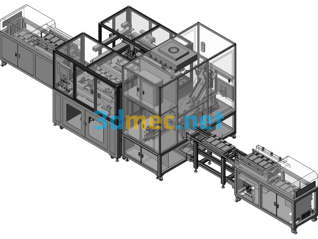 Complete 3D Drawings Of Complex Optical Glass Testing And Processing Equipment - 3D Model SolidWorks Free Download