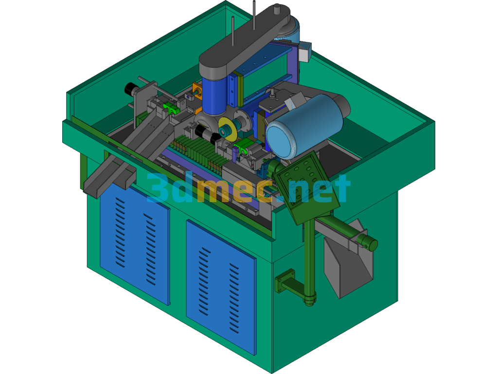 UG Hinge Cutting Machine - 3D Model UG(NX) Free Download