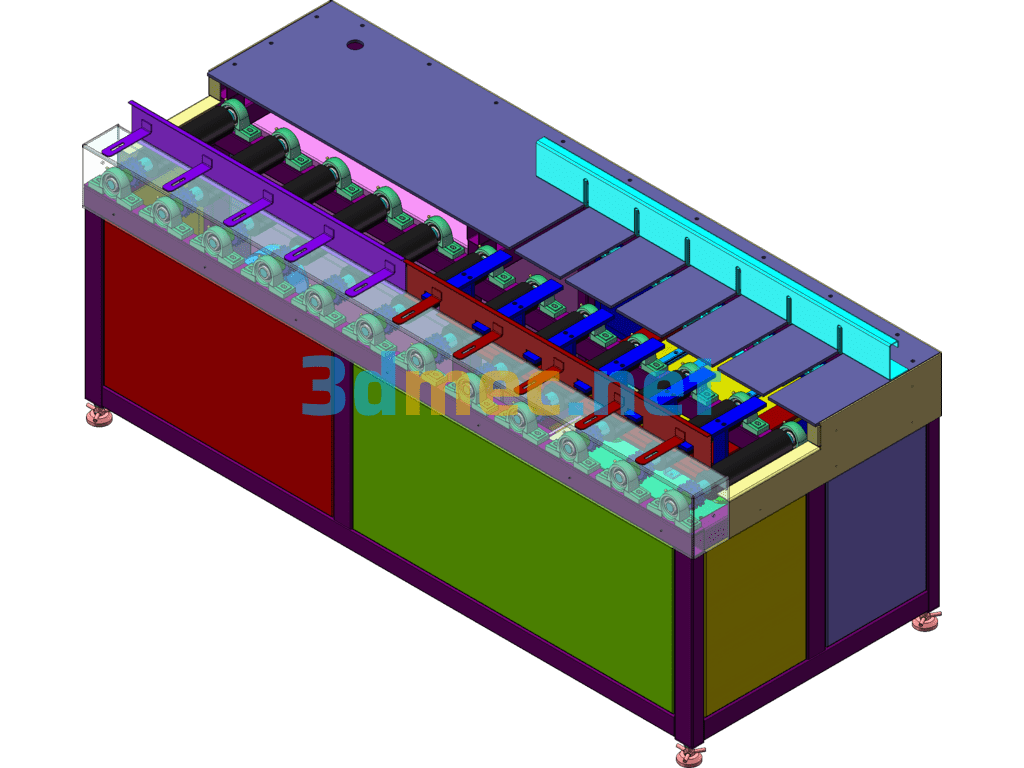 Automatic Floor Stacking Machine - 3D Model SolidWorks Free Download