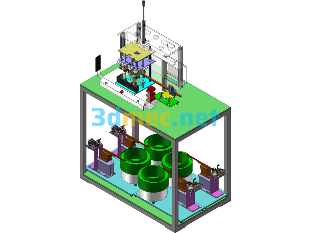 Circuit Board Glue Nail Assembly Machine Non-Standard Automation Equipment - 3D Model SolidWorks Free Download