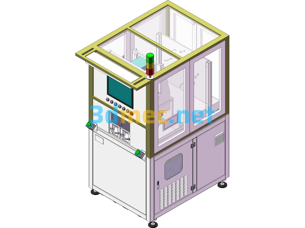 Laser Welding Machine - 3D Model SolidWorks Free Download