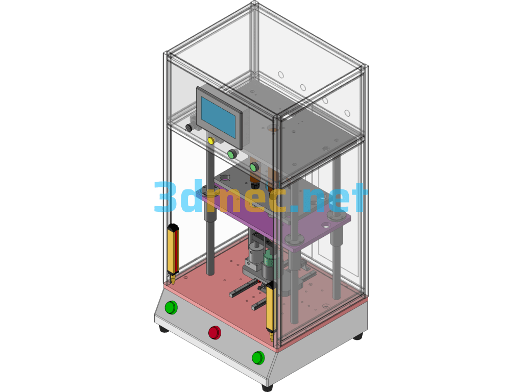 Four-Axis Screw Locking Machine - 3D Model SolidWorks Free Download