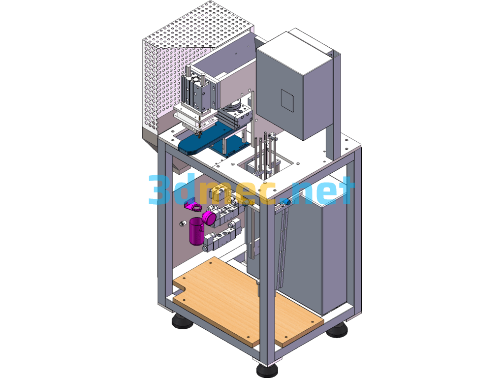 Fully Automatic Glove Heat Transfer Machine/Glove Hot Stamping Machine - 3D Model SolidWorks Free Download